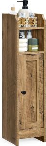 meuble WC VASAGLE d'angle marron miel