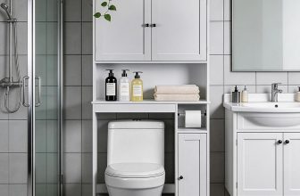 Notre test sur le meuble wc LEADZM 2 en 1 blanc