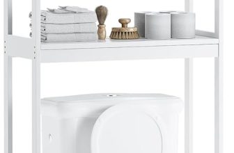 Notre test sur le meuble wc SMIBUY bambou 2 portes blanc