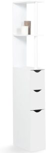 meuble wc ProBache 3 portes blanc