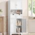 Notre test sur le meuble wc SoBuy BZR34 colonne étroite