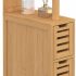 Notre test sur le meuble wc kleankin colonne en bambou naturel