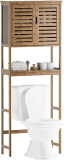 Notre test sur le meuble wc SMIBUY organisateur en bambou noyer